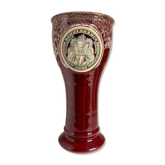 Deneen Pottery St. Paul Minnesota Renaissance Elizabeth Regina Goblet - Picture 1 of 8